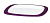 Тарелка EMSA мелкая, 22,5см. белая/светло-фиолетовая, myCOLOURS TRAVEL 508481
