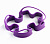 Форма Mastrad для яичницы Паззл, фиолетовая, набор из 2 шт - в подарочной упаковке F66005