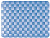 Салфетка подстановочная, 30x41,5см. плетение квадраты, темно-синия, Saleen Германия 01011778101
