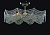 Люстра потолочная Preciosa, Чехия CB0721/00/009NIKEL