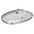Крышка стеклянная 36см овал Fissler, Германия 059 721 36 610 