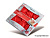 Форма для выпечки, красная, силиконовая, Silikomart HSH02/A MY CHRISTMAS COOKIES, 22.603.01.0068