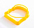 Форма Mastrad для яичницы Тост, желтая, набор из 2 шт - в подарочной упаковке F65809