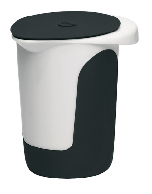 Чашка EMSA 1л. для миксира с крышкой белая/черная MIX & BAKE 509253