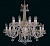 Люстра хрустальная Elite Bohemia, Чехия L122/8+8/07 (2 яруса)