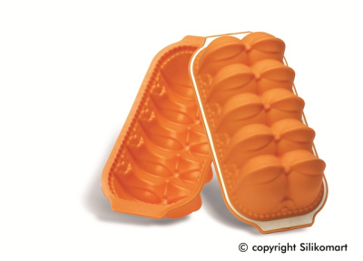 Форма Silikomart 300х145↕80мм. 2,25л.для выпечки, SFT730/F&F PLUM CAKE FLOWER 20.730.64.0063