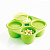 Формочки Mastrad детские на 4 порций * 280 мл зеленые - в подарочной упаковке F52208