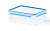 Контейнер EMSA 3штх1л. прямоугольный для нарезки, прозрачный /голубой CLIP&CLOSE 3D 508556