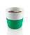 Набор чашек Eva Solo для лунго, 2 шт, белый/зеленый 230 мл 501005