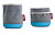 Кашпо Softbag, 15×17см, серое/голубое EMSA Германия 512750