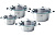 Набор кастрюль 4 пр. Solea Fissler, Германия 016 120 04 000 
