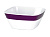 Миска EMSA 12,5см. 0,4л. белая/светло-фиолетовая, myCOLOURS TRAVEL 508493
