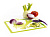 Доска Mastrad разделочная Овощи - набор из 2 шт, (35*28 см + 21*14.8 см), зеленая F23108