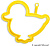 Набор Silikomart для яичницы, силикон, желтый, SET EGG03+EGG08, 25.202.67.0062