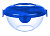 Чашка для теста 5л. с крышкой, белая/синяя, EMSA SUPERLINE 515548