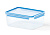Контейнер EMSA 3,7л. прямоугольный, прозрачный /голубой CLIP&CLOSE 3D 508546