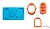 Молд силиконовый 3D 8,3x17см Ibili Испания 872208